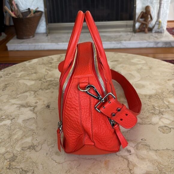 Mackage DEVA Leather & Suede Satchel Shoulder Bag - Picture 7 of 15